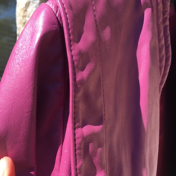 Small Pink Leather Jacket - Picture 3 of 7